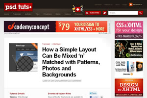 How a Simple Layout Can Be Mixed ‘n’ Matched with Patterns, Photos and Backgrounds